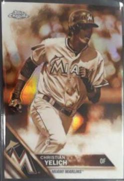Christian Yelich [Sepia Refractor] #187