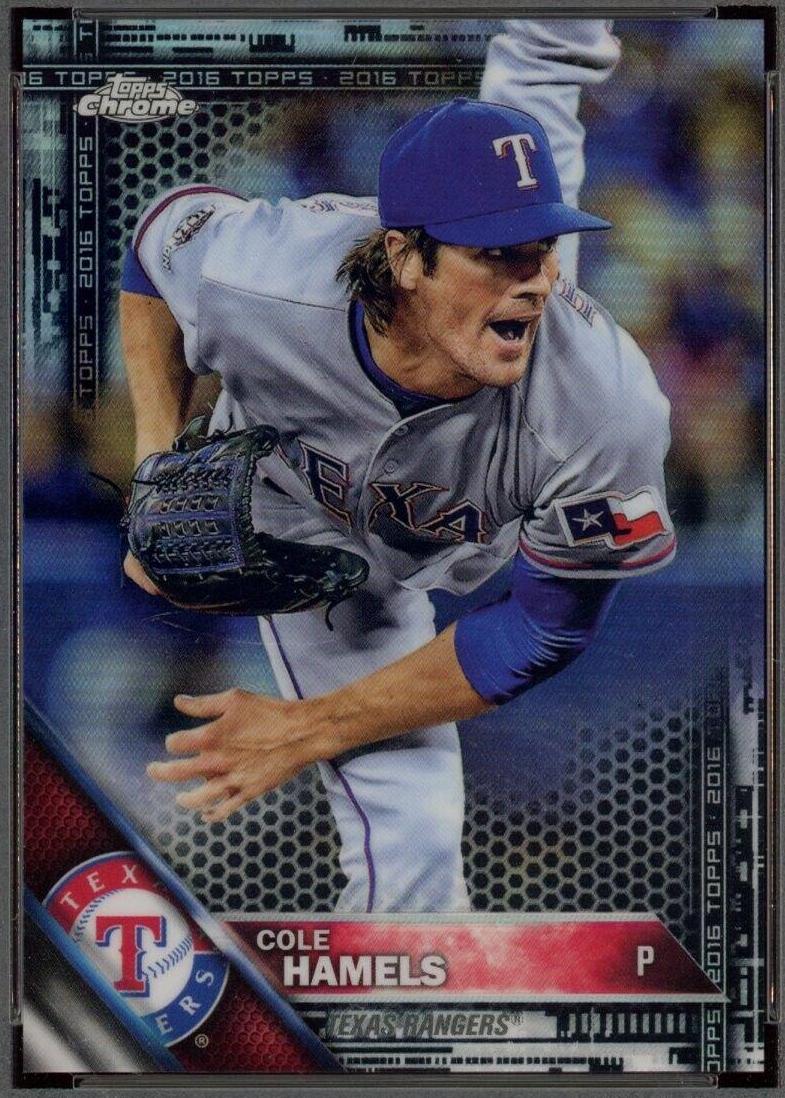 Cole Hamels [Black Refractor] #142