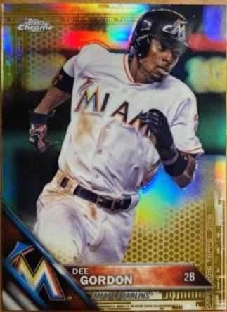 Dee Gordon [Gold Refractor] #54