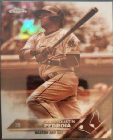 Dustin Pedroia [Sepia Refractor] #78