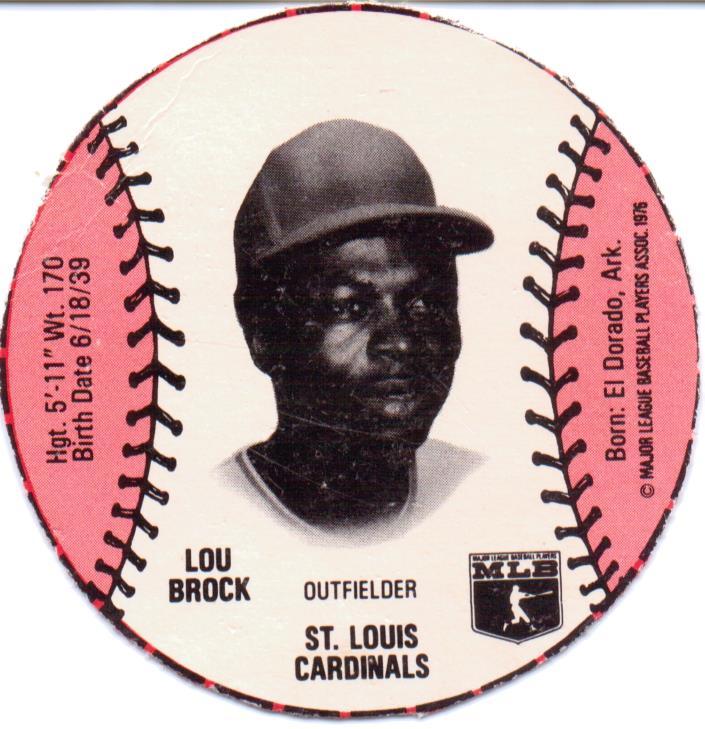 Lou Brock #NNO