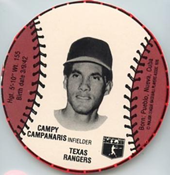 Bert Campaneris #NNO