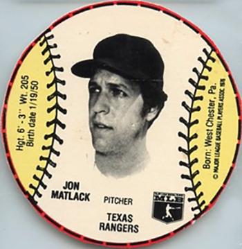 Jon Matlack #NNO