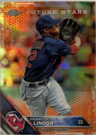 Francisco Lindor [Orange Refractor] #3