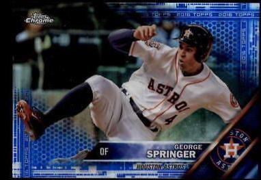 George Springer [Blue Refractor] #35