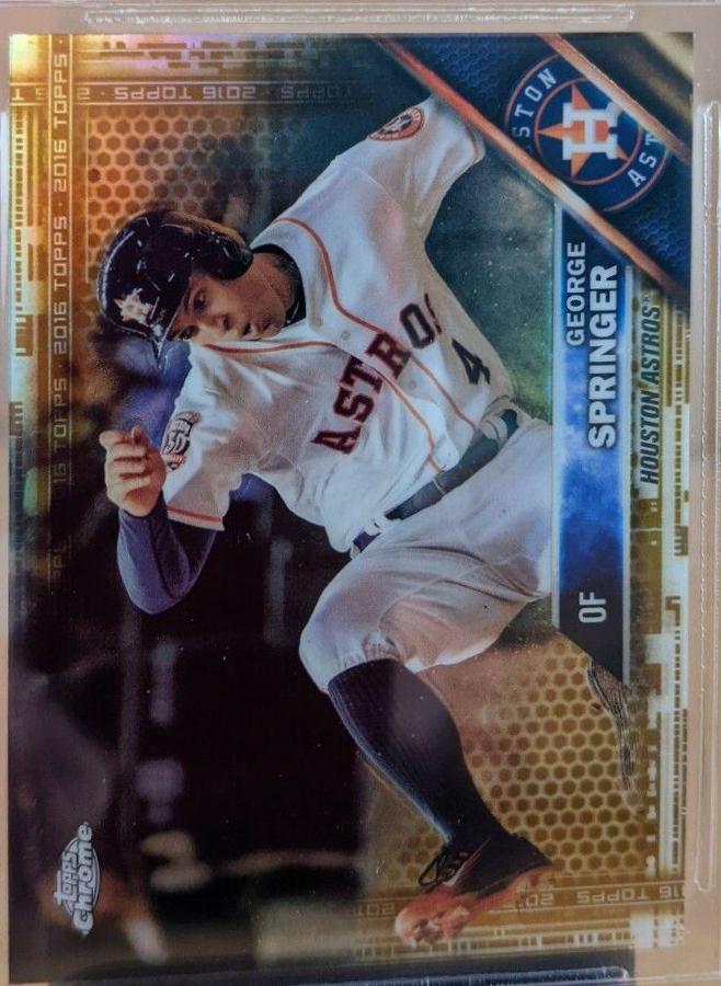 George Springer [Gold Refractor] #35