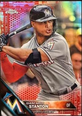 Giancarlo Stanton [Horizontal Red Refractor] #53