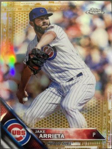 Jake Arrieta [Gold Refractor] #25