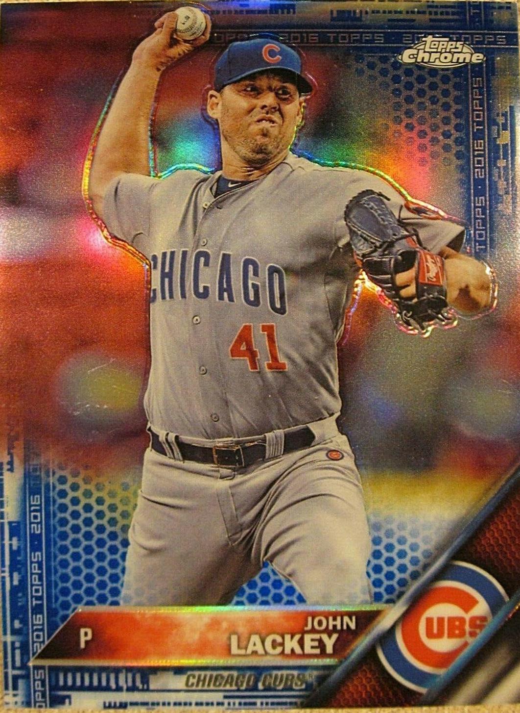 John Lackey [Blue Refractor] #55