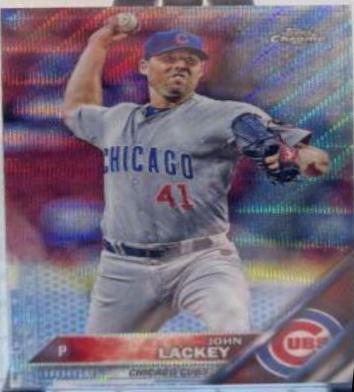 John Lackey [Blue Wave Refractor] #55
