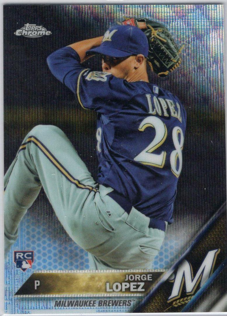 Jorge Lopez [Blue Wave Refractor] #94