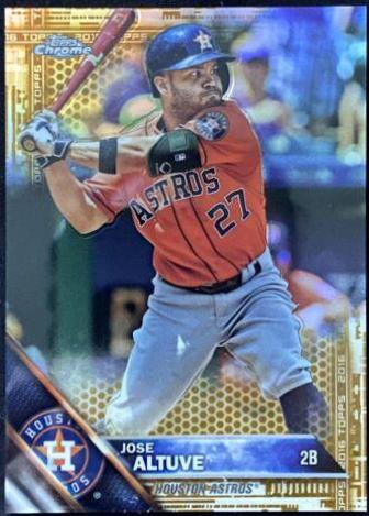 Jose Altuve [Gold Refractor] #27