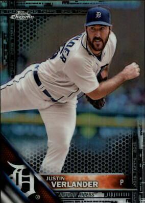 Justin Verlander [Black Refractor] #18