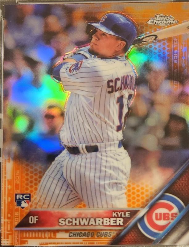 Kyle Schwarber [Orange Refractor] #166