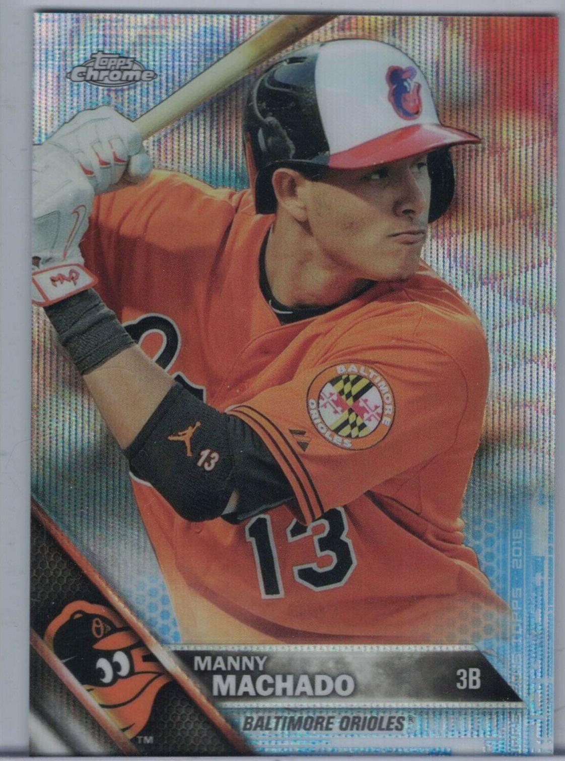 Manny Machado [Blue Wave Refractor] #30