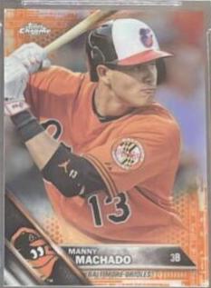 Manny Machado [Orange Refractor] #30