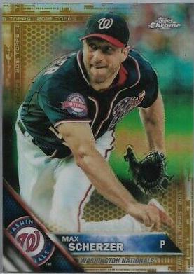 Max Scherzer [Gold Refractor] #16