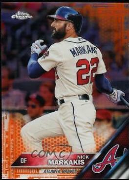 Nick Markakis [Orange Refractor] #76