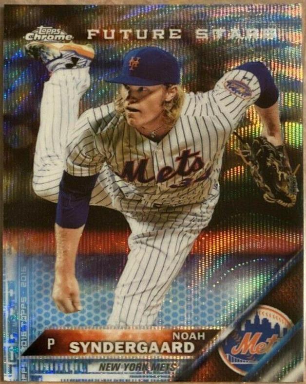 Noah Syndergaard [Blue Wave Refractor] #73
