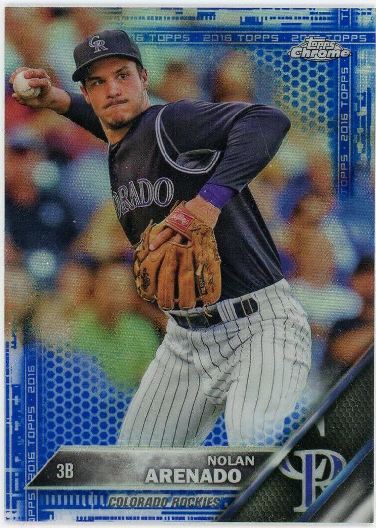 Nolan Arenado [Blue Refractor] #9
