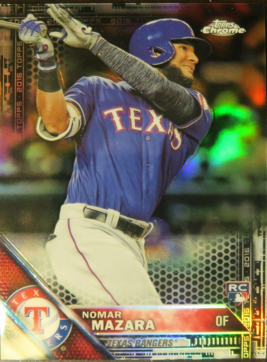 Nomar Mazara [Black Refractor] #164