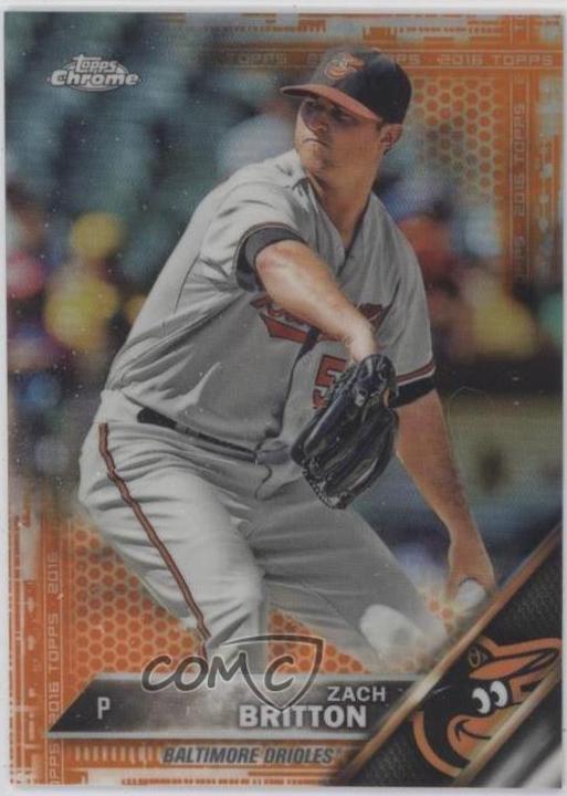 Zach Britton [Orange Refractor] #155