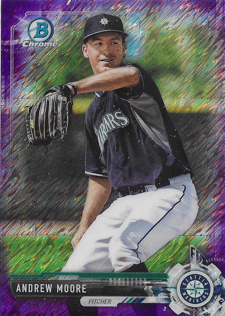 Andrew Moore [Purple Shimmer Refractor] #BCP-152