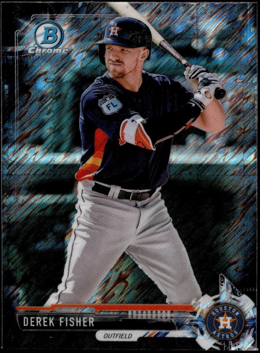 Derek Fisher [Black Shimmer Refractor] #BCP-171