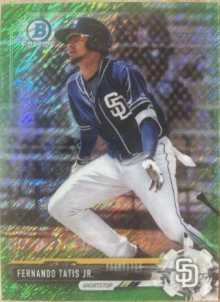 Fernando Tatis Jr. [Green Shimmer Refractor] #BCP-160