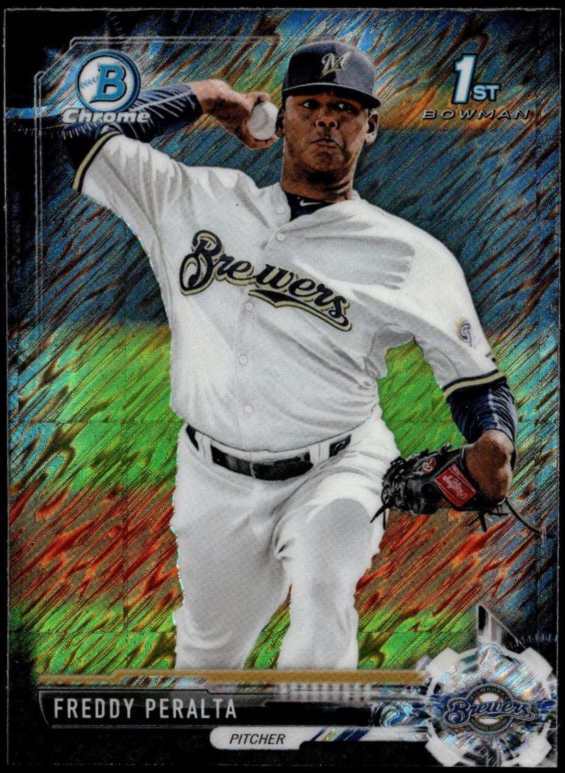 Freddy Peralta [Black Shimmer Refractor] #BCP-22