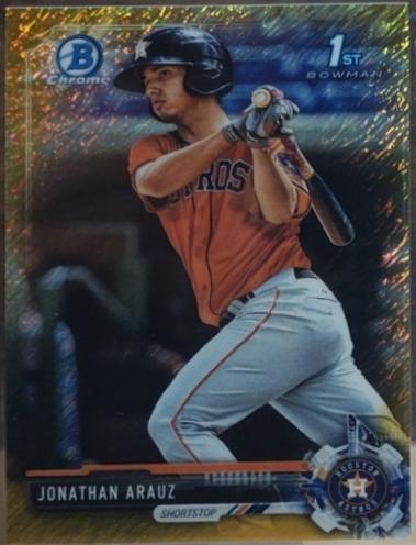 Jonathan Arauz [Gold Shimmer Refractor] #BCP-155