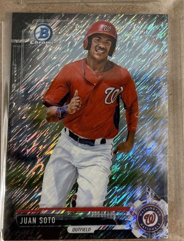 Juan Soto [Black Shimmer Refractor] #BCP-180