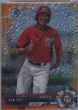 Juan Soto [Orange Shimmer Refractor] #BCP-180
