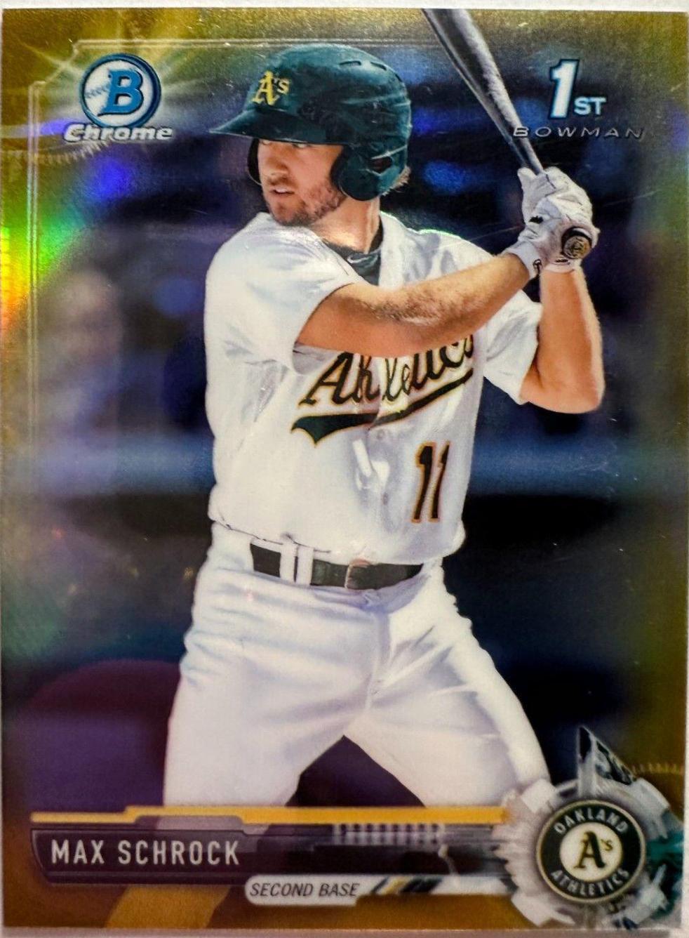 Max Schrock [Gold Shimmer Refractor] #BCP-154