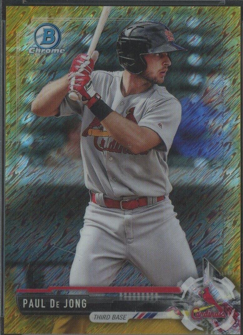 Paul DeJong [Gold Shimmer Refractor] #BCP-214