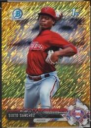Sixto Sanchez [Gold Shimmer Refractor] #BCP-210