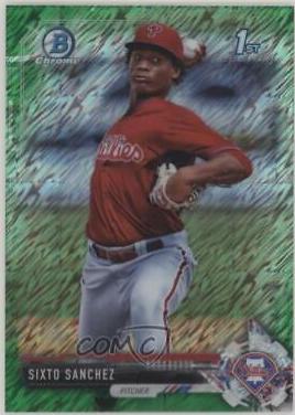Sixto Sanchez [Green Shimmer Refractor] #BCP-210
