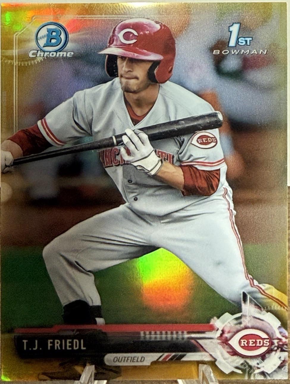 T.J. Friedl [Gold Refractor] #BCP-71