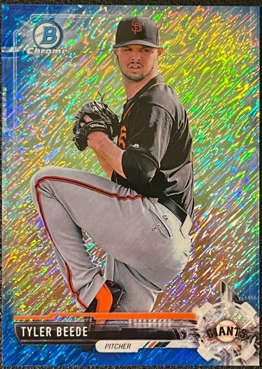 Tyler Beede [Blue Shimmer Refractor] #BCP-57