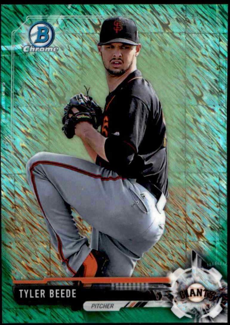 Tyler Beede [Green Shimmer Refractor] #BCP-57