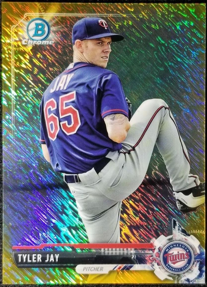 Tyler Jay [Gold Shimmer Refractor] #BCP-114