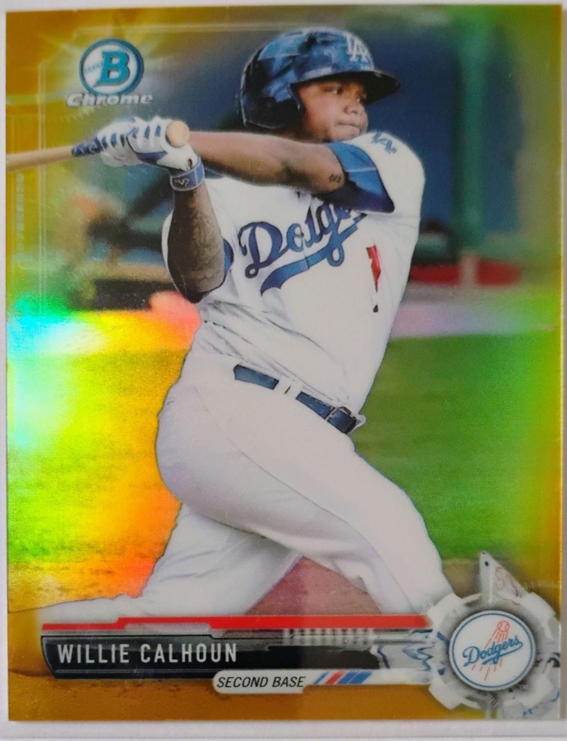 Willie Calhoun [Gold Refractor] #BCP-30