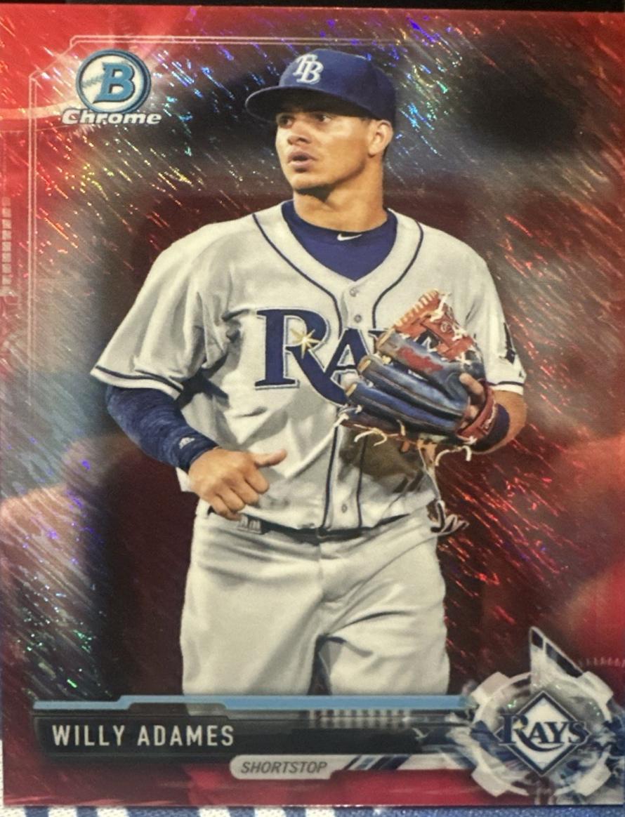 Willy Adames [Red Shimmer Refractor] #BCP-140