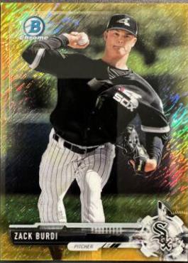 Zack Burdi [Gold Shimmer Refractor] #BCP-245