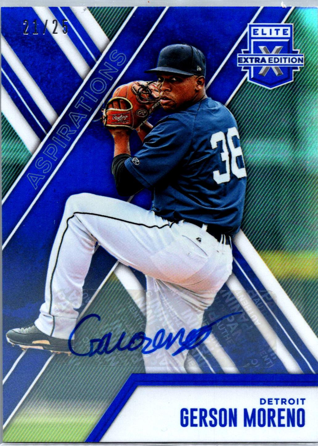 Gerson Moreno [Autograph Aspirations Blue] #189