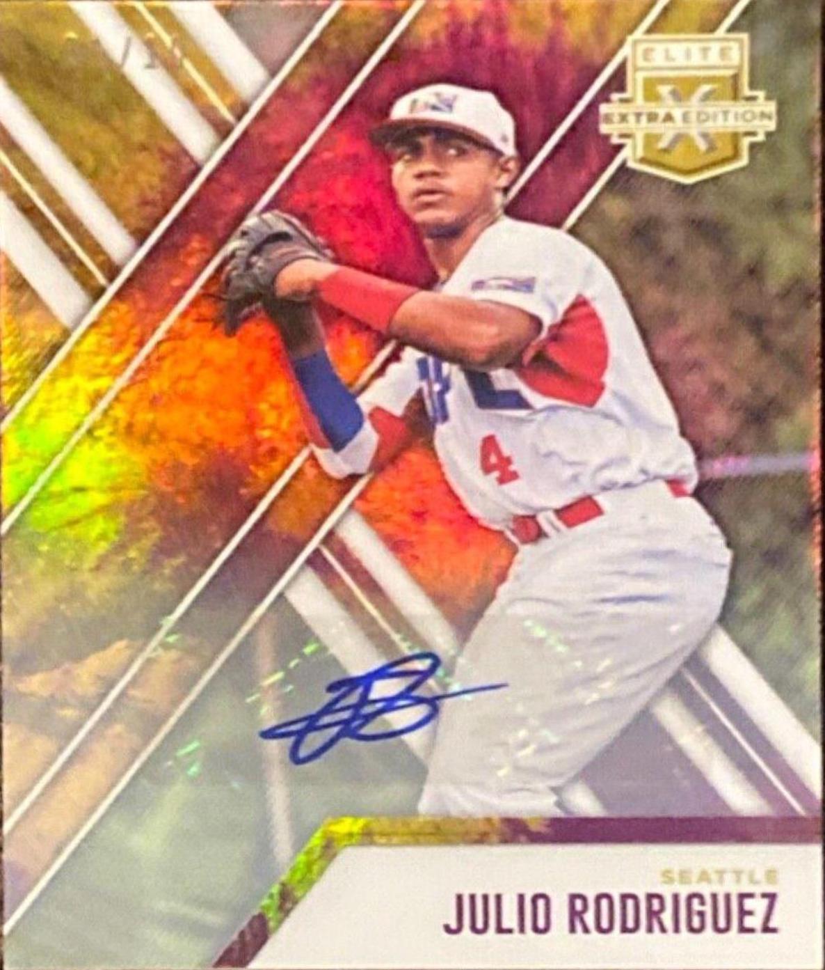 Julio Rodriguez [Autograph Tie-Dye] #136