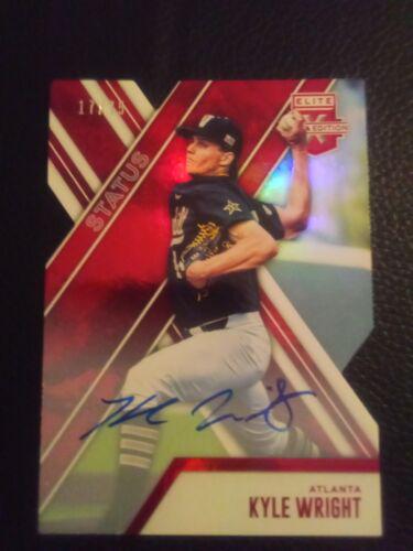 Kyle Wright [Autograph Status Die Cut Red] #5