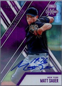 Matt Sauer [Autograph Aspirations Purple] #54