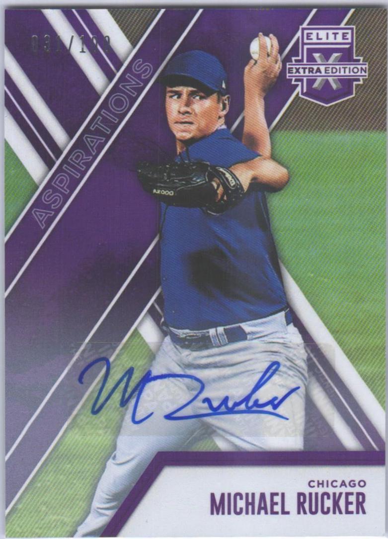 Michael Rucker [Autograph Aspirations Purple] #152