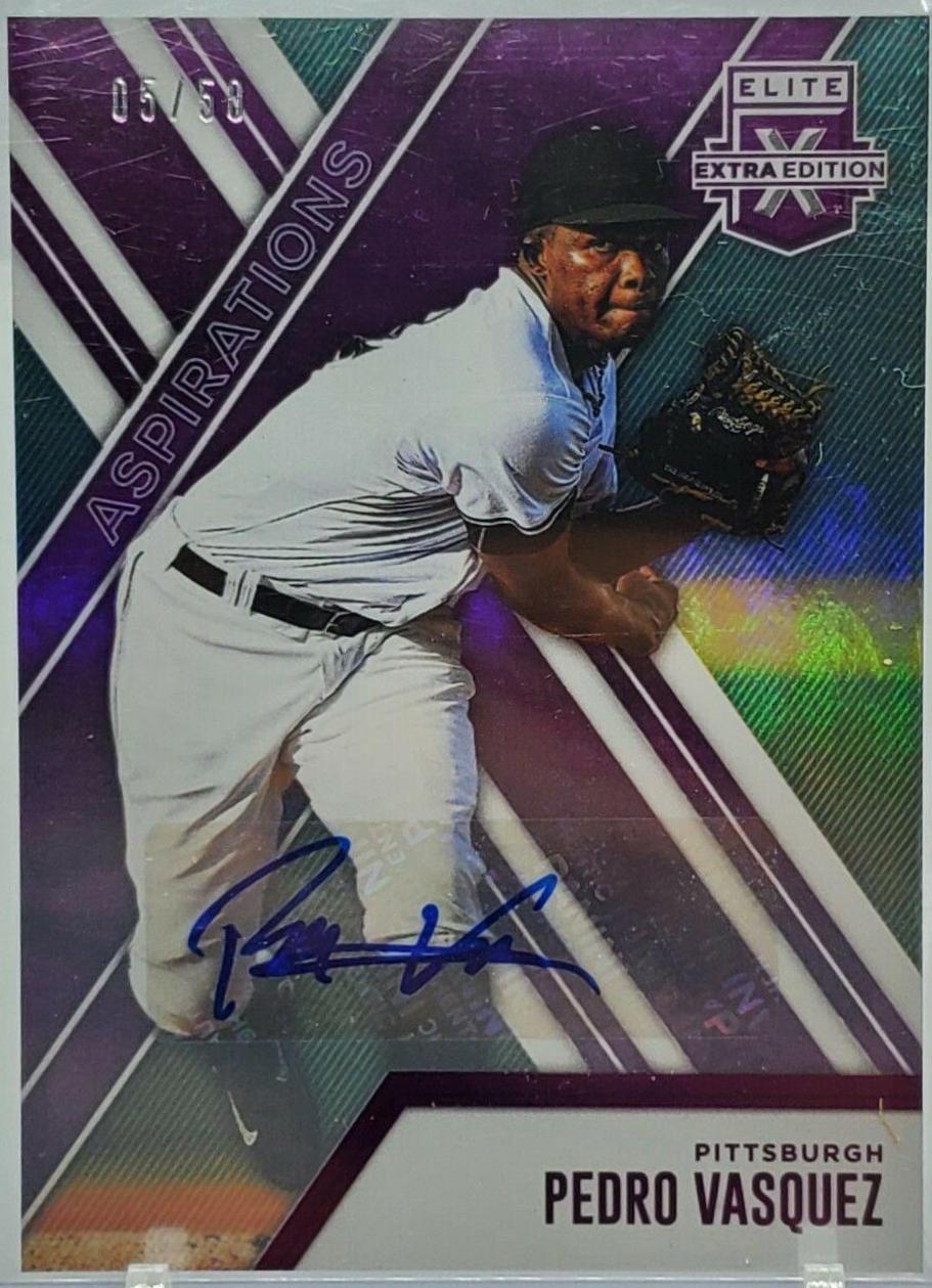Pedro Vasquez [Autograph Aspirations Purple] #190